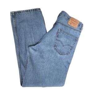 Levi Strauss Men's 550 Relaxed Fit Straight Leg StoneWash Jeans size 36 × 32